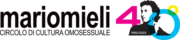 logo circolo mario mieli 40 anniversario 768x173